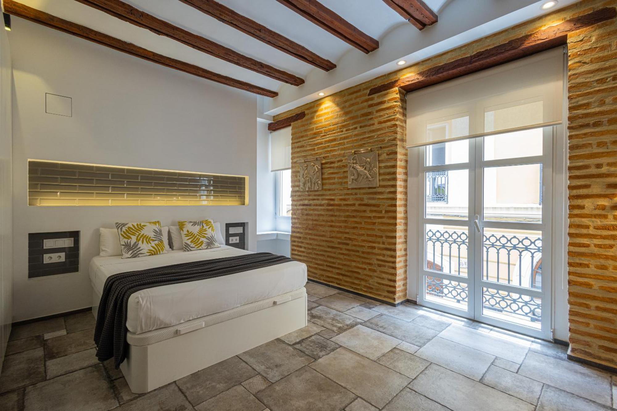 Florit Flats - Center Modern 1Br 2Bth Terrace Wi-Fi Ac Apartment Valencia Luaran gambar