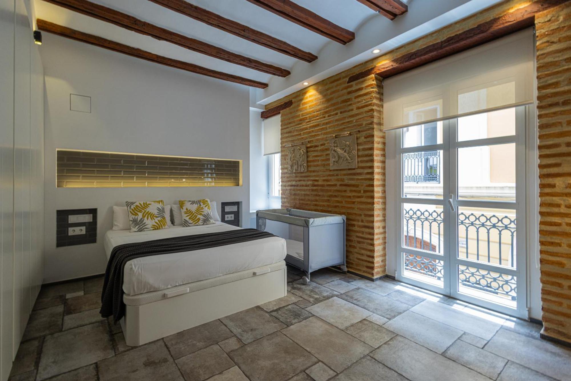 Florit Flats - Center Modern 1Br 2Bth Terrace Wi-Fi Ac Apartment Valencia Luaran gambar