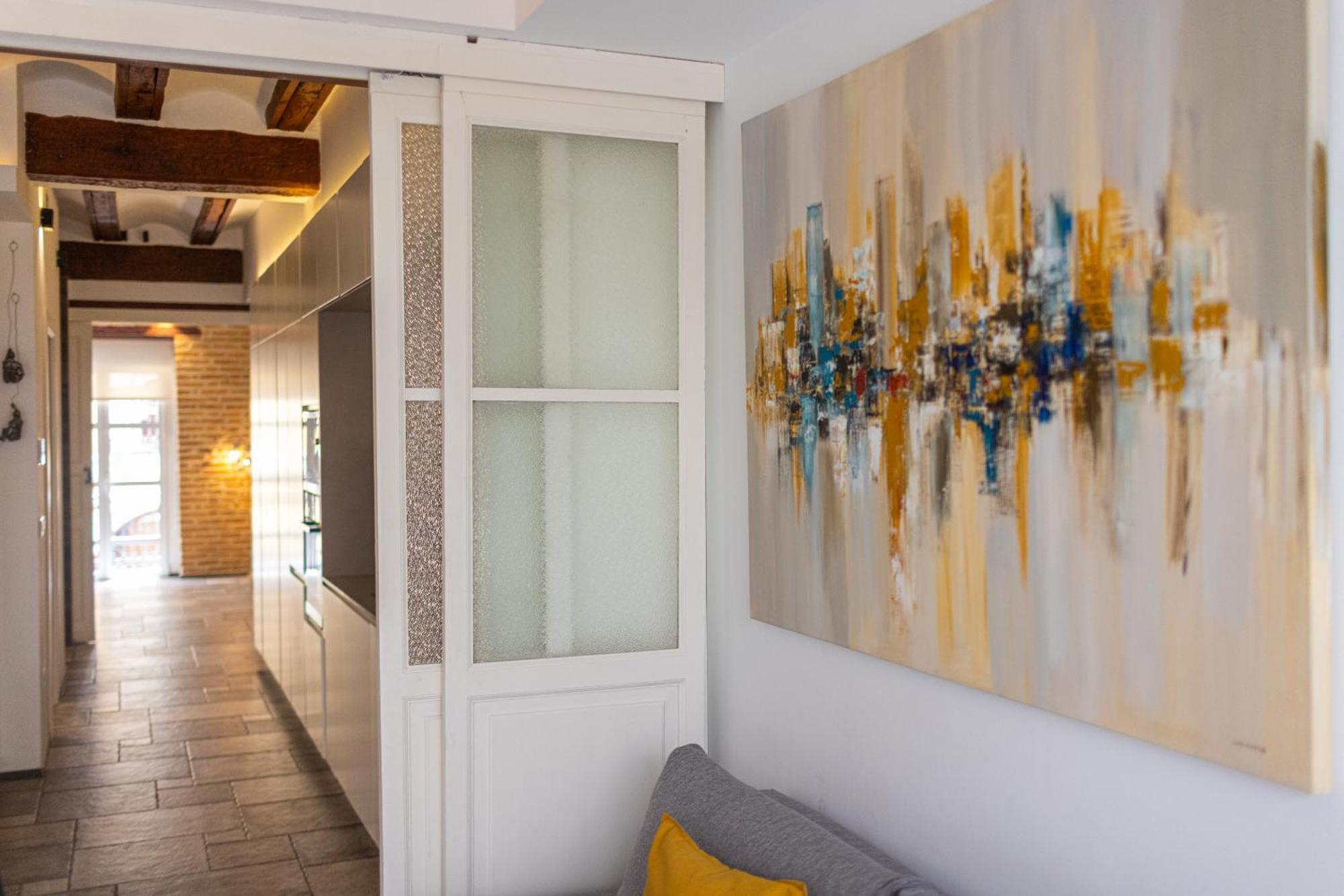 Florit Flats - Center Modern 1Br 2Bth Terrace Wi-Fi Ac Apartment Valencia Luaran gambar