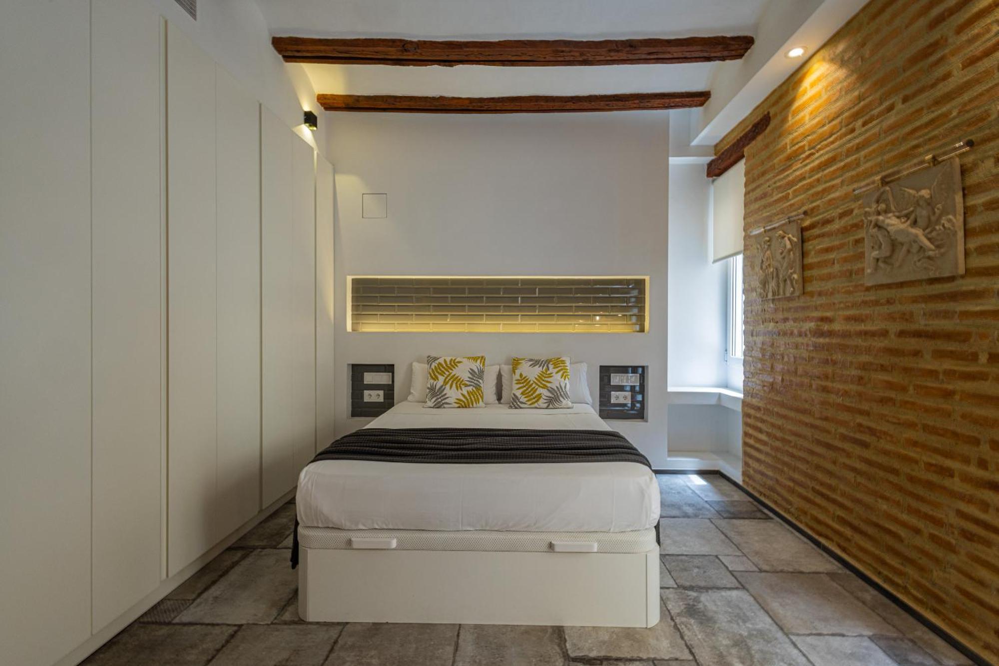 Florit Flats - Center Modern 1Br 2Bth Terrace Wi-Fi Ac Apartment Valencia Luaran gambar